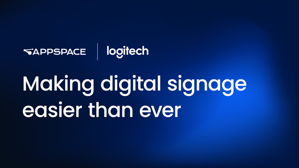 Appspace + Logitech: Making digital signage easier than ever