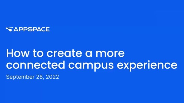 How to create a more connected campus experience