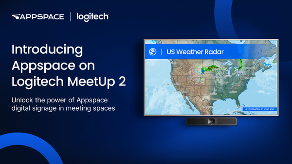 Appspace and Logitech MeetUp 2: Expanding your digital signage experience