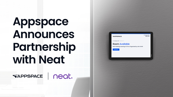 We’ve partnered with Neat to simplify hybrid work - Appspace