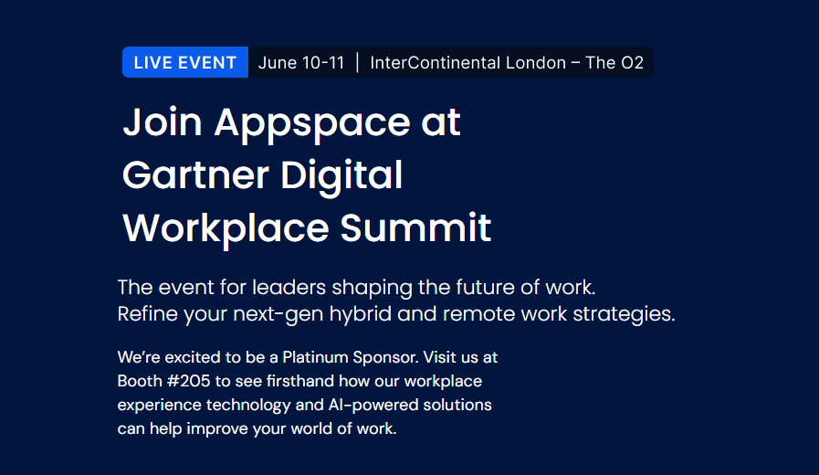 Gartner Digital Workplace Summit 10-11 June, 2024