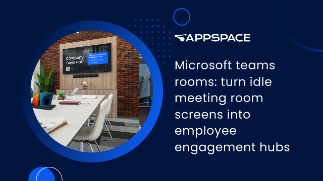 Microsoft Teams Rooms: Turn idle meeting room screens into employee engagement hubs