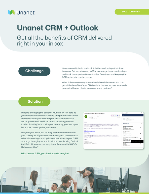 CRM Solution Brief Outlook