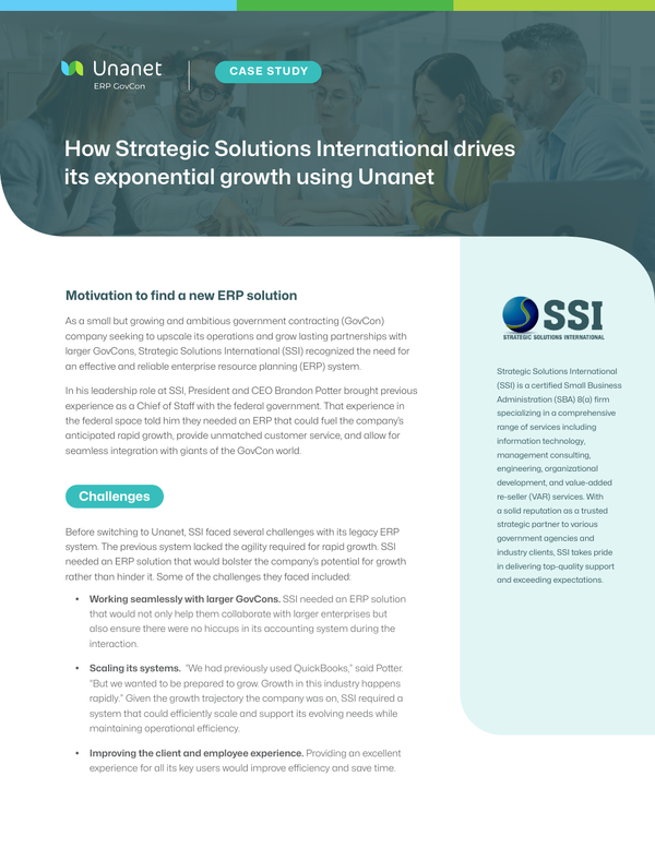 How Strategic Solutions International drives its exponential growth using Unanet