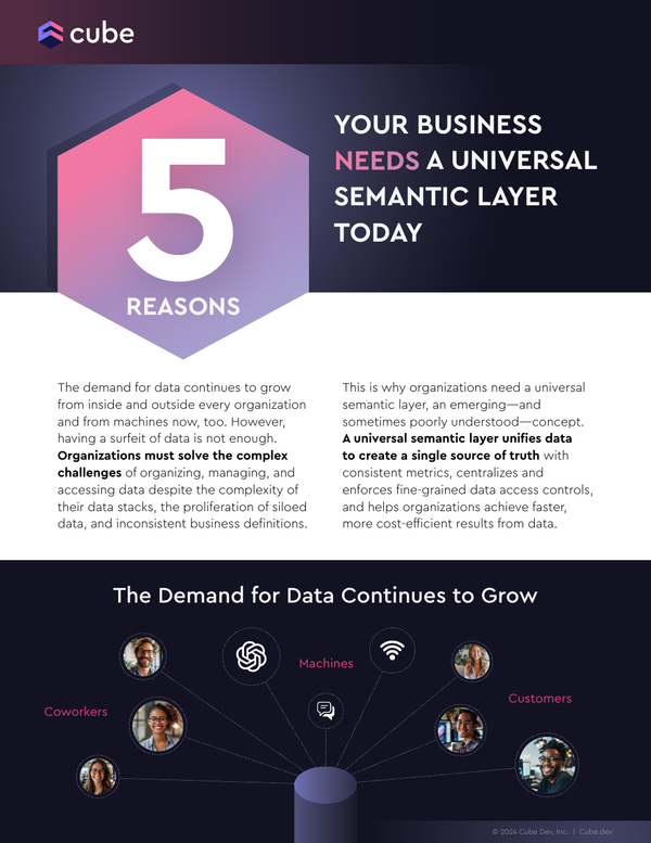 5 Reasons For A Semantic Layer