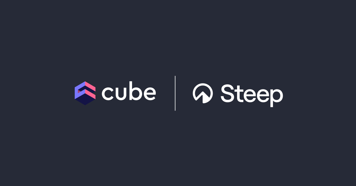 A New Way to Do BI: Cube + Steep