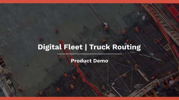 Digital Fleet Truck Routing Demo