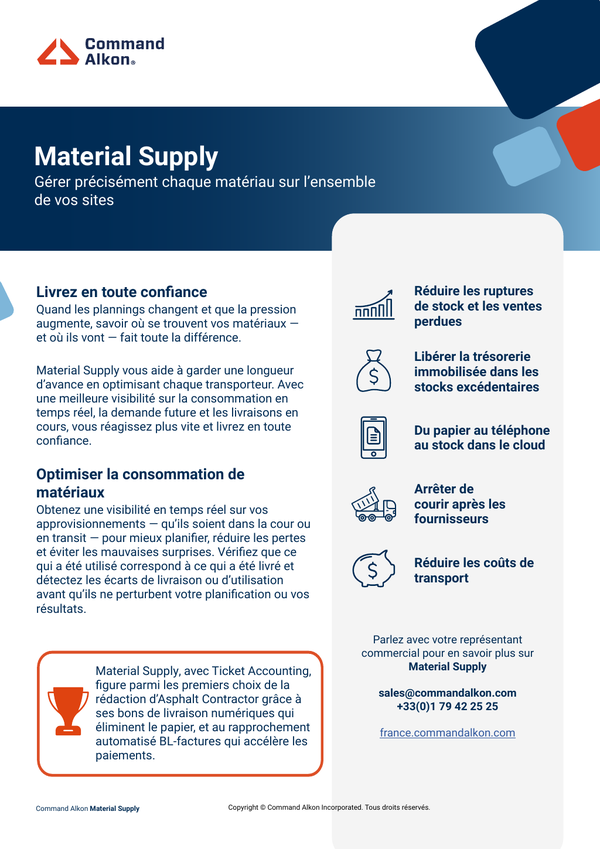 Material Supply