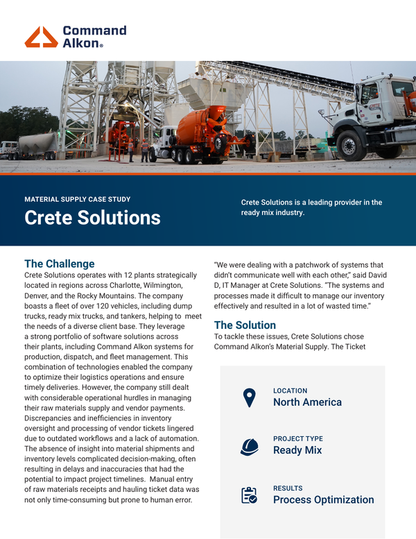 Crete Solutions Case Study