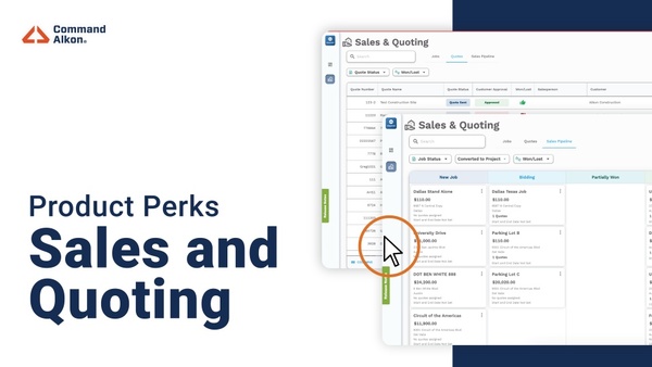 Sales & Quoting Product Perks