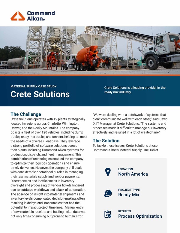 Crete Solutions Case Study