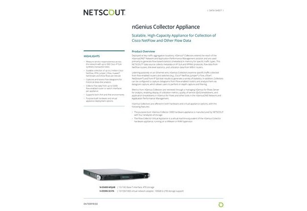 nGenius Collector 3400 Appliance