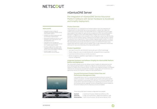 nGeniusONE Server for Service Providers