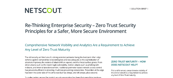 Re-Thinking Enterprise Security: Zero Trust Security Principles for a ...