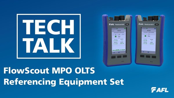 FlowScout MPO OLTS Test Set - Referencing Equipment Set