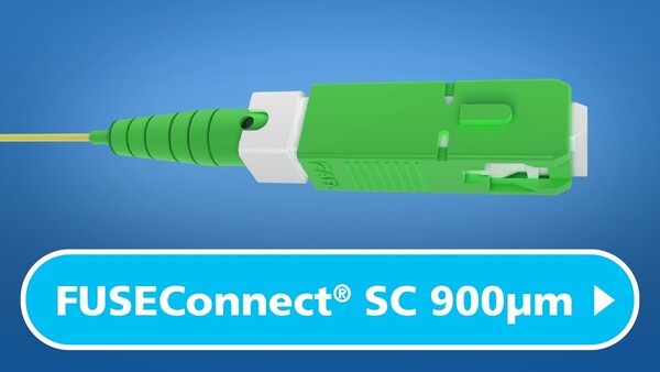 FUSEConnect® SC Connector on 900µm Fiber