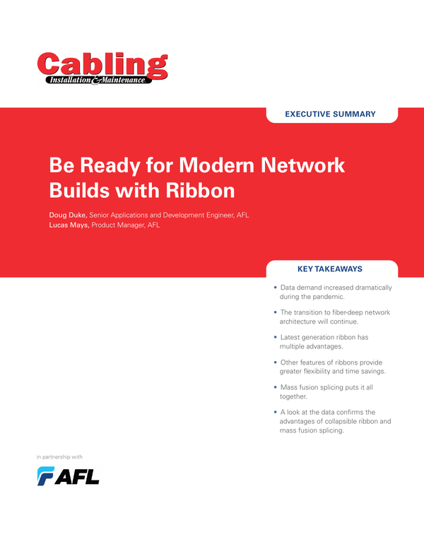 Executive Summary: Be Ready for Modern Network Builds with Ribbon