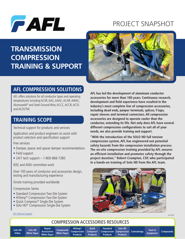 Transmission Compression Training and Support Guide
