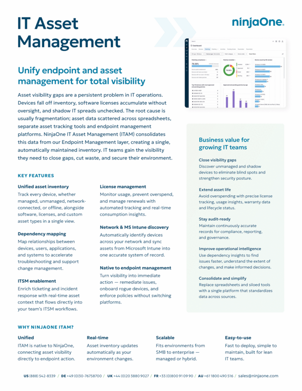 NinjaOne IDC Business Value Snapshot Report