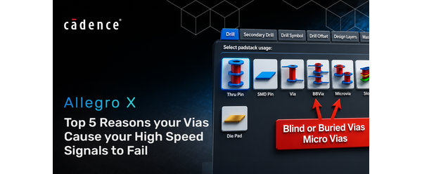 Top 5 Reasons your Vias Cause your High Speed Signals to Fail