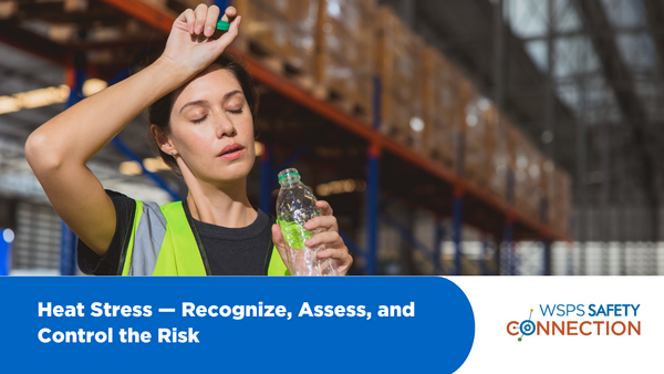 Image of a female warehouse worker taking a break and drinking water