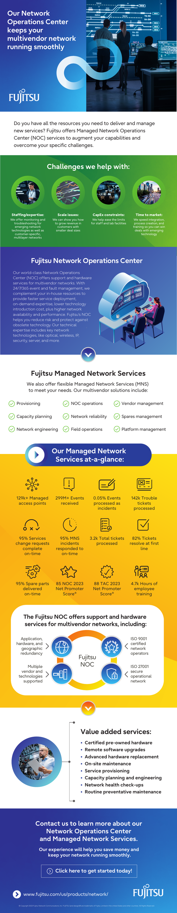 Our Network Operations Center keeps your multivendor network running ...