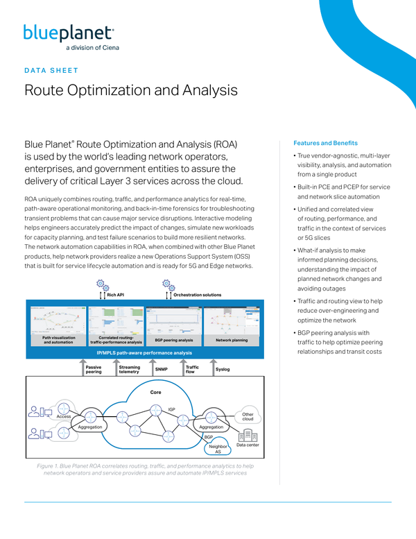 Route Optimization and Analysis [Data Sheet]