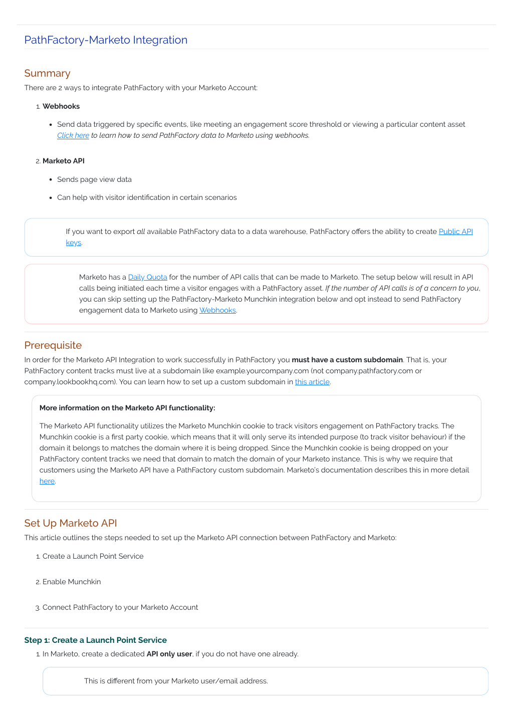 PathFactory Marketo Integration