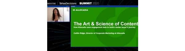 [Recording] The Art & Science of Content: How Allocadia uses engagement data to build a better buyer’s journey