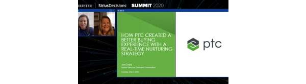 [Recording] How PTC created a better buying experience with a real-time nurturing strategy