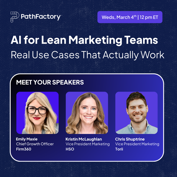 [Recording] AI for Lean Marketing Teams: Real Use Cases That Actually Work