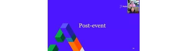 Improving the Virtual Event Experience Part 4 - Post-Event