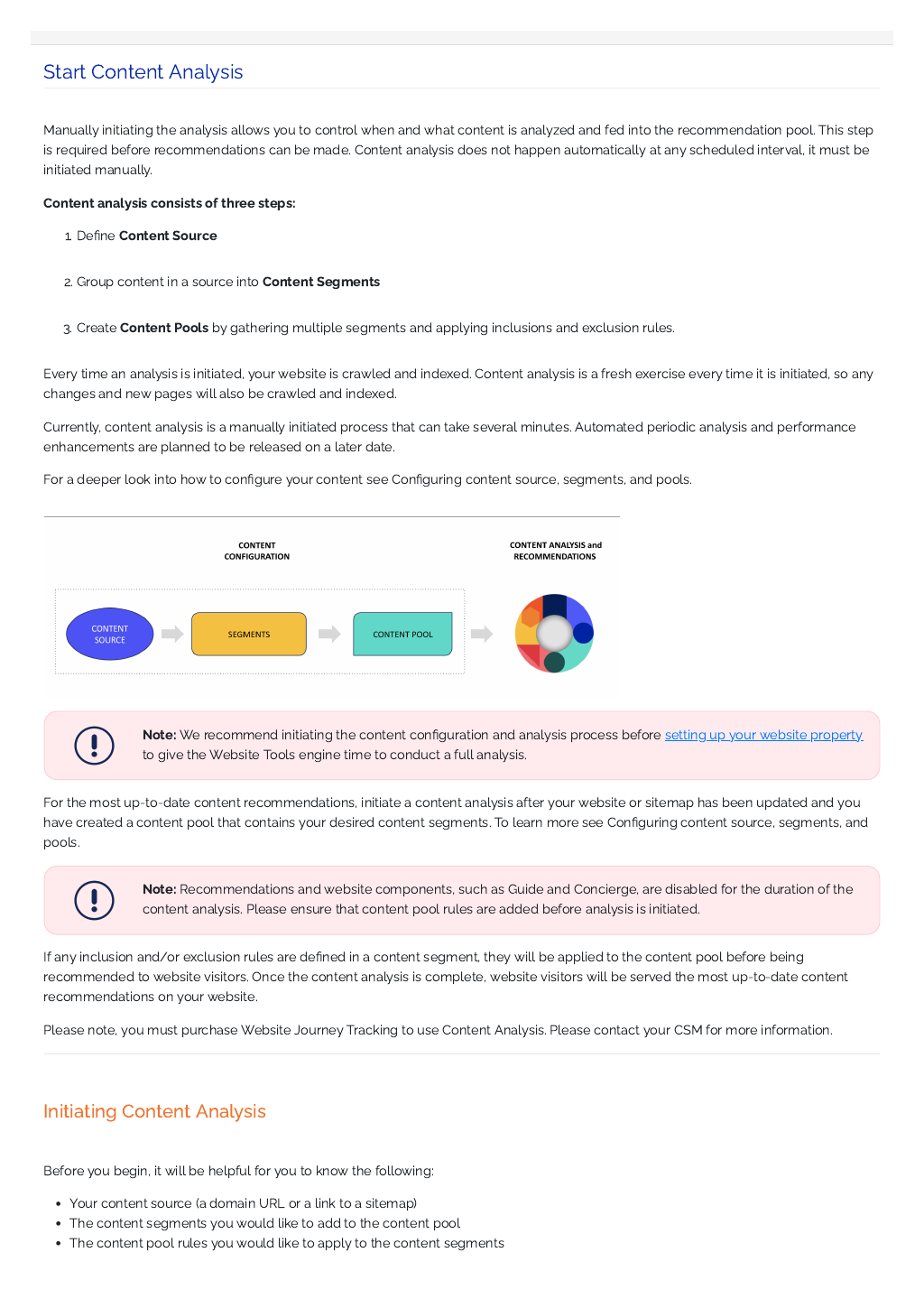 2) Start Content Analysis