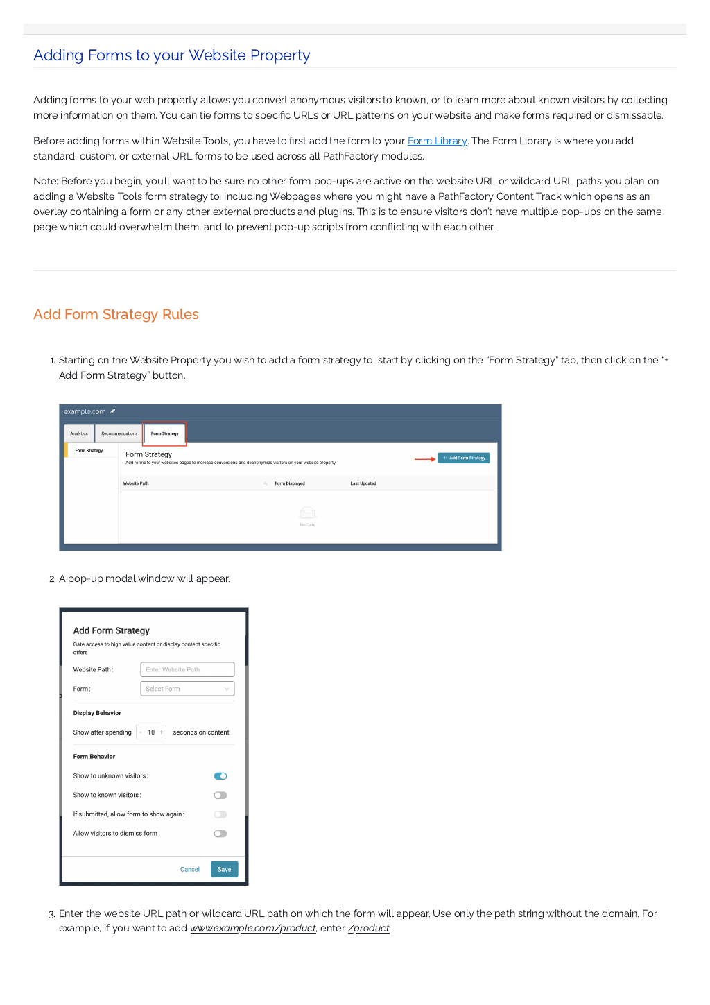 7) Adding Forms To Your Website Property