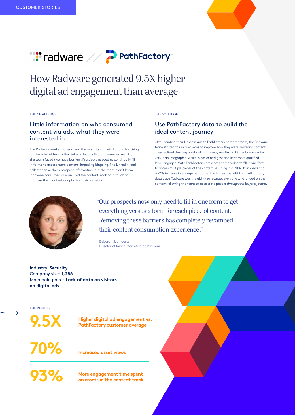 How Radware generated 9.5X higher digital ad engagement than average