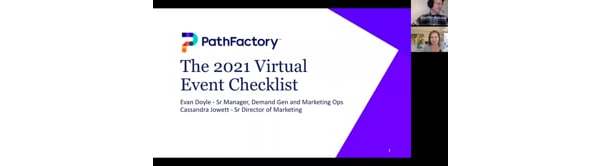 Watch the recording of The 2021 Virtual Event Checklist