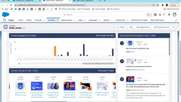 PathFactory Insights on Salesforce Demo