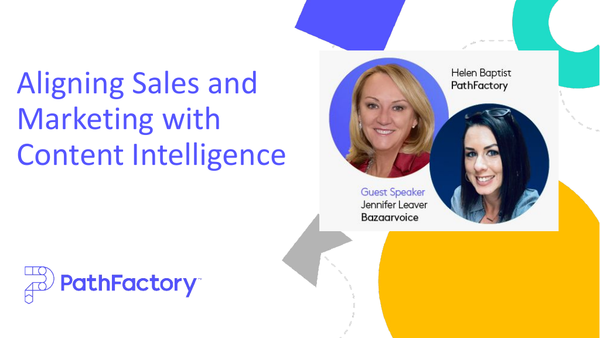 Aligning Sales And Marketing Teams With Content Intelligence Webinar Presentation