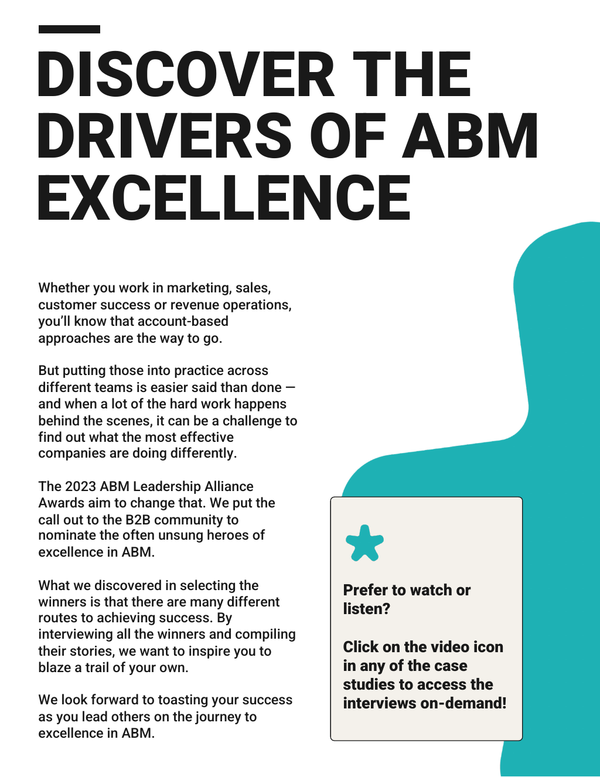 Discover the Drivers of ABM Excellence