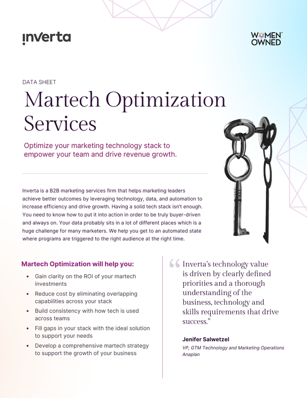 Martech Optimization Services