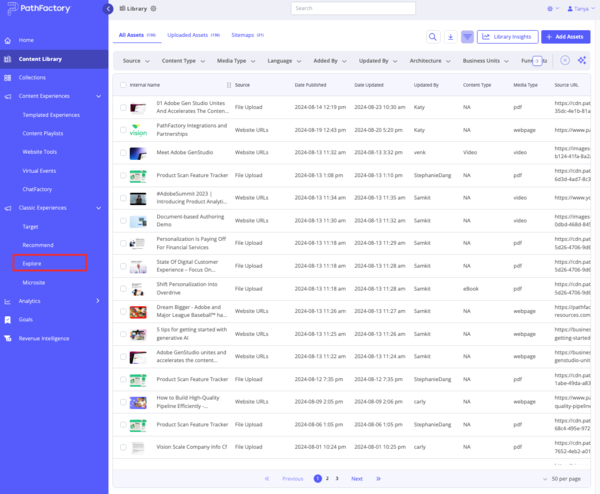 How to View Explore Page Performance Analytics