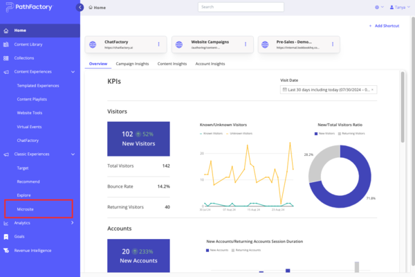 How to Create and Customize a Microsite