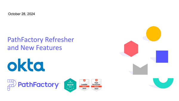 PathFactory Refresher And New Features