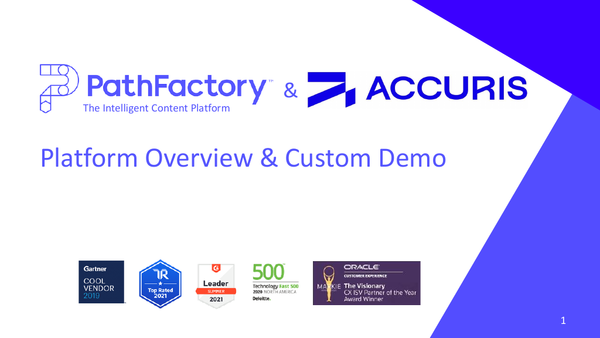 [Slides] PathFactory & Accuris - Introduction