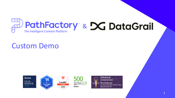 [Slides] PathFactory Datagrail - Introduction