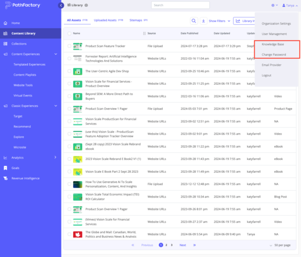 Overview of User Roles in PathFactory - PathFactory