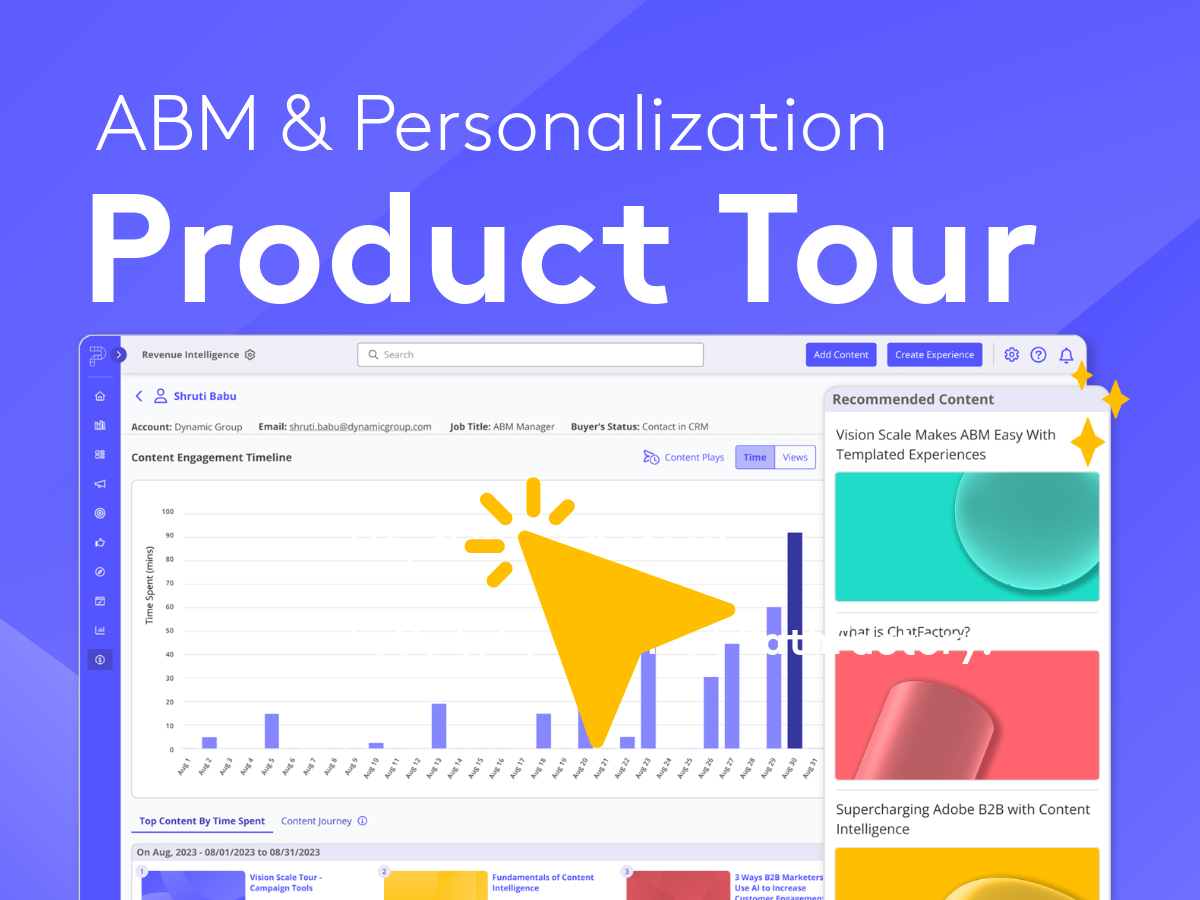 ABM & Personalization Product Tour