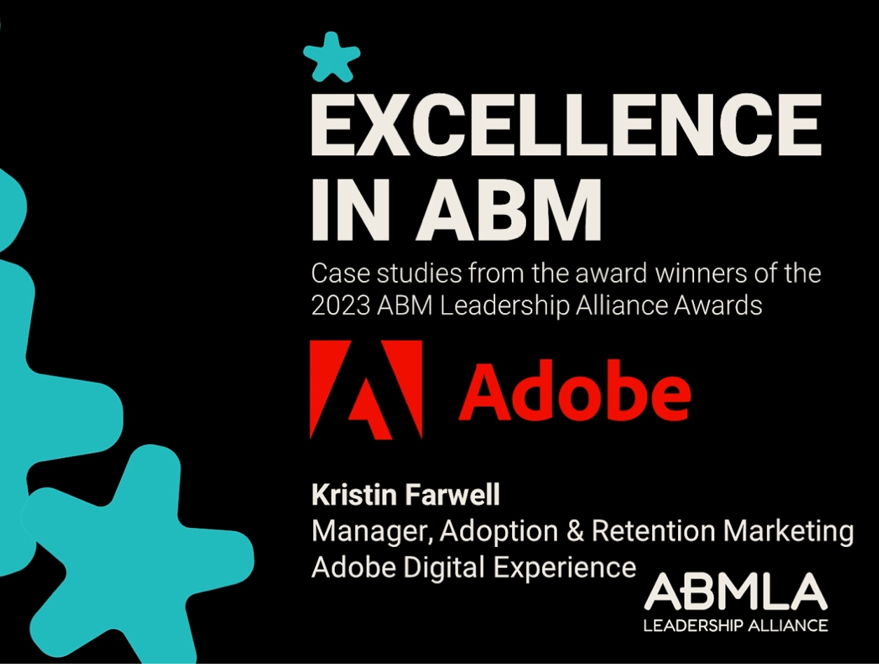 Adobe: Drive Account Growth Through Adoption