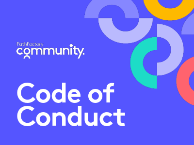 PathFactory Community Code of Conduct