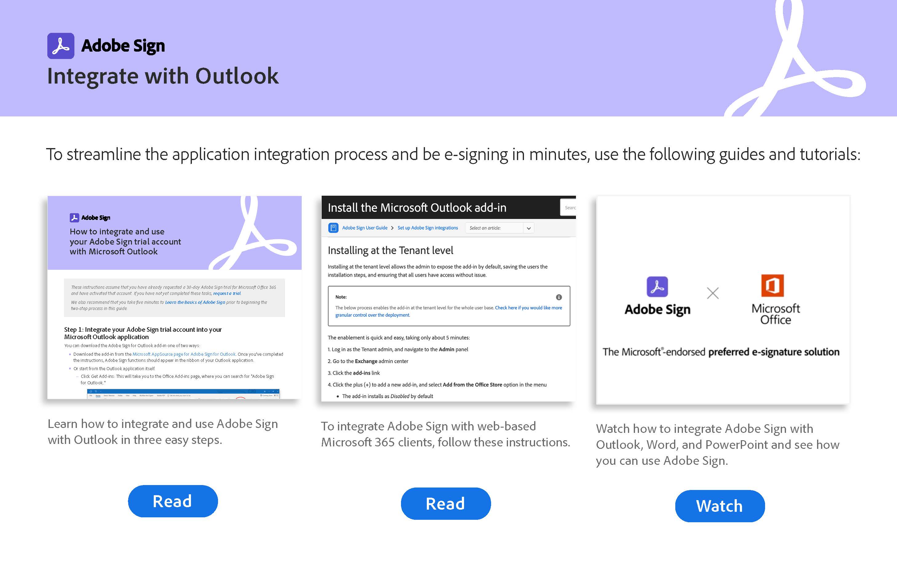 Integrate With Outlook